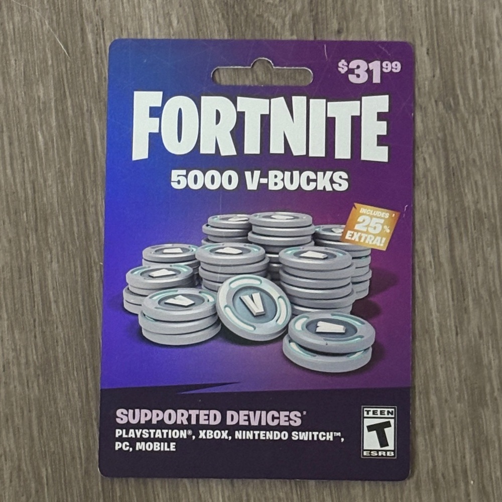 Fortnite V-Bucks Gift Card